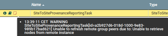 Error messages given by S2S Reporting Task when instance user is missing on reporting instance